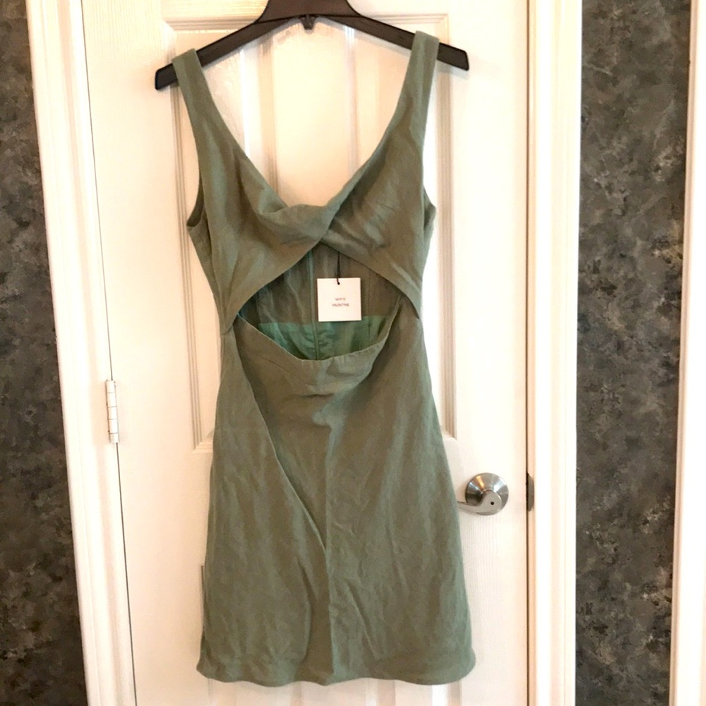 Whyte Valentyne Dress Size 8 Green